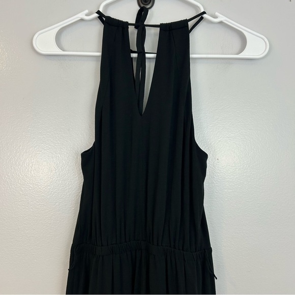 Maeve Anthropolgie Corinna Black Halter Jumpsuit Size XS - Picture 4 of 10